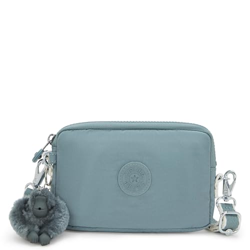 Kipling Bolsa tiracolo feminina Limmo, Cinza relaxado, 7''L x 5''H x 1''D