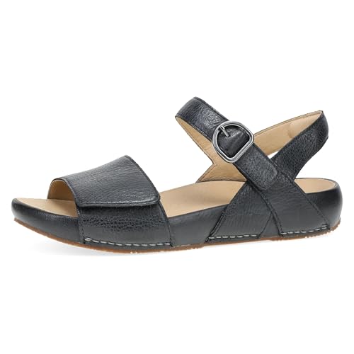 Image of Dansko Tinsley Women's Luxe Leather Adjustable Sandals - Minimalist Platform, Multi-Strap Sandal with Cushioned Footbed, Breathable Leather Socklining & Durable Rubber Outsole