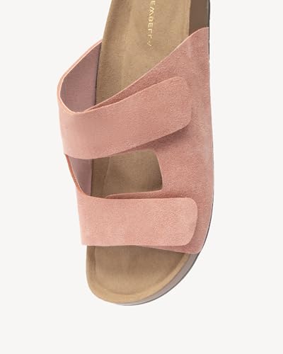 Women's Flat Sandals Casual Slippers, Adjustable Straps Comfortable Summer Slides for Walking & Neutral Wear3