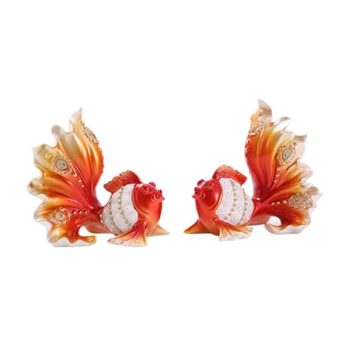 Figurines de poisson pour decor de paysage de cuisine et de chambre