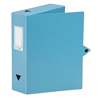 Lot De 6 Boites De Classement Viquel - Plastique, Fermeture Pression, Dos 8cm, Fabriqué En France