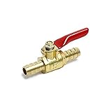 benzinhahn messing 1/4 Wird zwischen 5/16 Zoll innen (8 mm) Schläuche gebaut. Im offenen Zustand ist der rot überzogene Hebel in Linie mit dem Hahn, geschlossen ist die Position im deutlich zu sehenden rechten Winkel. Ideal für Customprojekte da die Position am Fahrzeug kreativ gewählt werden kann und auch kein spezieller Anschluss vorhanden sein muss.