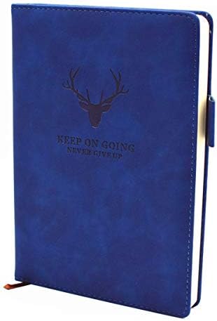 A5 Ruled Notebook Journal - Hardcover Executive Notebooks with Premium Thick Paper, College Lined Journal, 8.3"×5.7",360 Page, Perfect for Office Home School Business Writing & Note Taking (Blue)