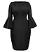Pinup Fashion Plus Size Cocktail Dresses Women Black Funeral Church 2025 Formal Wedding Guest Dresses 26W