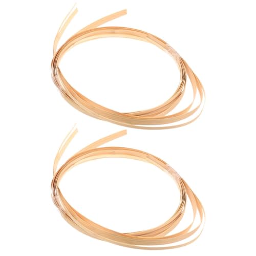 Anneome Weaving Strips DIY Home Decor Wide Split Rattan Strips for Weaving 2 Bundles 6 Meters