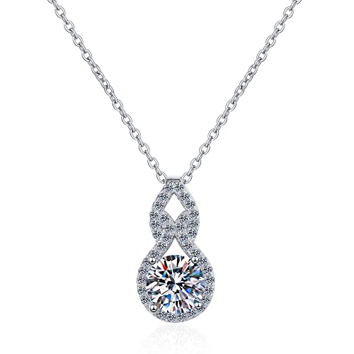 Collier moissanite 1ct StarGems fini les bijoux ternes qui s'oxydent