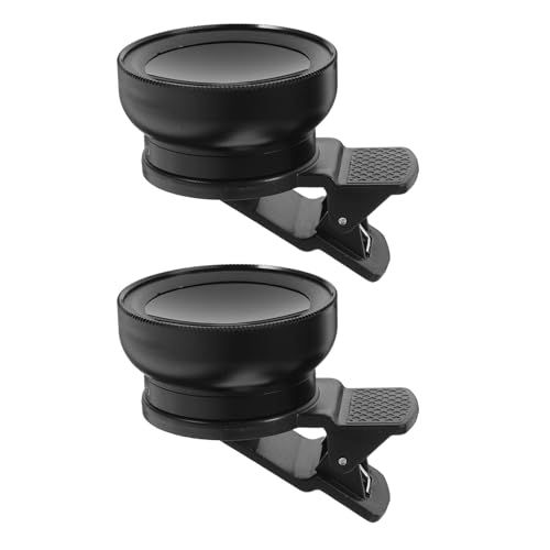 LRXIYODE 2 Piezas Lentes Smartphone Gran Angular y Macro con Clip Desmontable para Fotografía Móvil Accesorio Versátil para Capturar Paisajes y Detalles con Óptica Profesional