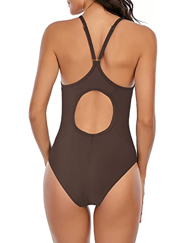 Image of Century Star Women Athletic One Piece Swimsuits-2026 Training Bathing Suits for Teens Juniors