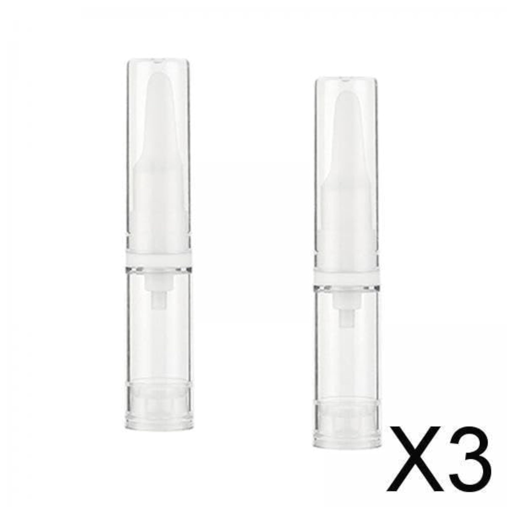 Club Bollywood® 10ml Travel Press Pump Bottles for Makeup
