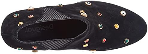 Desigual Women's Ankle Boot, Black, 8 | Image 4