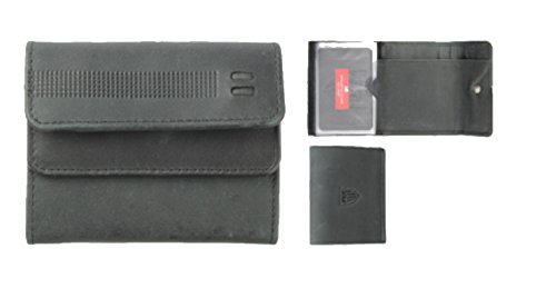 Monedero Billetero Oficial Athletic Club Bilbao de Piel en Color Negro Grabado con Escudo.