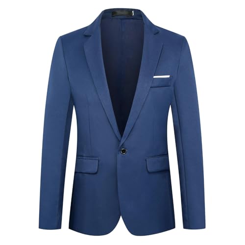 Blazer coréen homme coupe ajustée veste décontractée tendance - 3