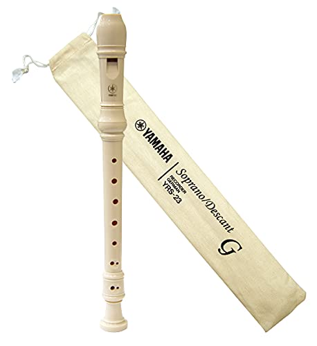 Flauta doce Yamaha Soprano YRS-23 dedilhado estilo Alemão