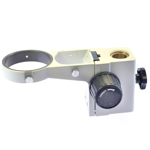 顕微鏡キット 実体顕微鏡ヘビーギアリング調節可能な76mm顕微鏡レンズスタンドギアリングホルダーマウントアームサポート 顕微鏡レンズアダプター