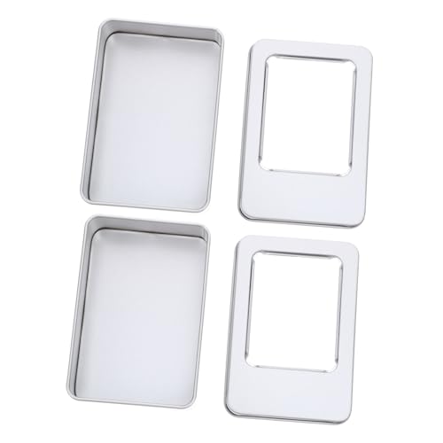 Alipis 2 Cajas Pequeñas De Contenedores Magnéticos para Refrigerador Organizador Magnético para Refrigerador Contenedores De Almacenamiento para