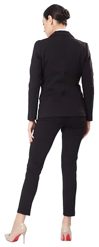 Perfect Black Blazer and Pants Set for the Busy Professional - Image 6