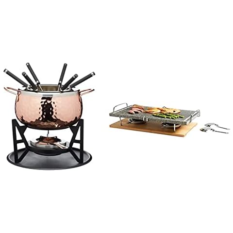 Juego de Fondue y Parrilla con Piedra Caliente de Artesa Cover
