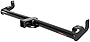 CURT 13430 Class 3 Trailer Hitch, 2-Inch Receiver, Round Tube Frame, Fits Select Jeep Wrangler TJ