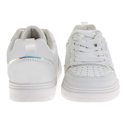 Josmo Girls Casual Lace-Up Sneakers - Stylish Low Top Fashion Tennis Shoes for Little Kid to Big Kid3