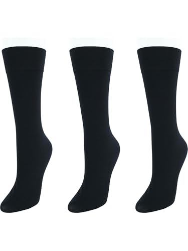 Image of Gold Toe Women's Pima Cotton Blend Trouser Socks (3 Pair Pack)