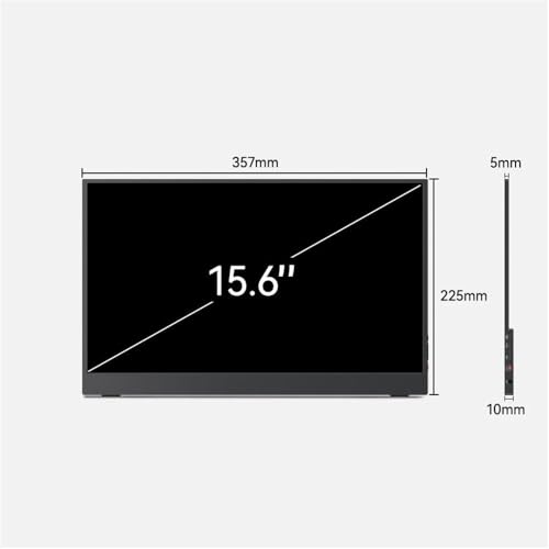 Image of Portable Monitors 15.6-inch 16:9 4K HDR Gaming Phone Extended Portable Screen 500nits Travel Monitor,