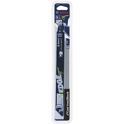 BOSCH RCB9DG 1-Piece 9 in. 50 Grit Diamond-Grit Edge Reciprocating Saw Blade for Cast Iron, Block - image 2