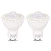 YSSMAO GU10 PIR Sensor De Movimiento LED Bombillas 5W, 50W Equivalente 500Lm Día Blanco 6000K para Escaleras Garaje Corredor Pasarela Pasarela 2Pack,Day White