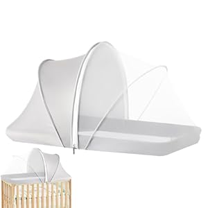 Zuasdvnk Atmungsaktives Insektennetz für Kinderbett