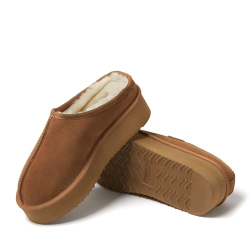 Fireside by Dearfoams Women's Greta Shearling Clog Slipper