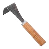 LABRIMP Metallener Rindenschaber mit Holzgriff Baumenterungswerkzeug für Obstbäume Robuster...