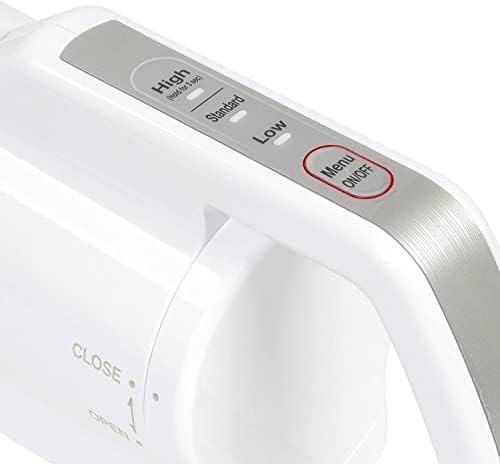 Iris Ohyama, Anti-dust mite / allergen vacuum cleaner, 400W, Cyclone Stream Technology, 6,000 vibrations / minute, For mattresses, sofas, and other fabrics - Quilt Cleaner IC-FAC2 - White [UK model]