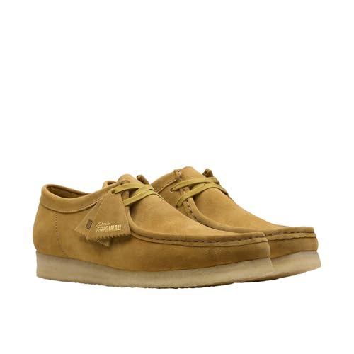Image of Clarks - Mens Wallabee Shoe, Color Oakmoss Su, Size: 11.5 M US