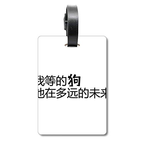 Étiquette chinoise Where is Mr Right accessoire bagage voyage
