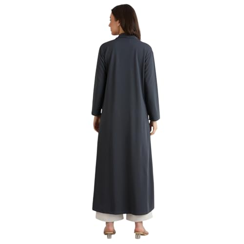 Image of Smarty Pants women's cotton open front trench jacket.
