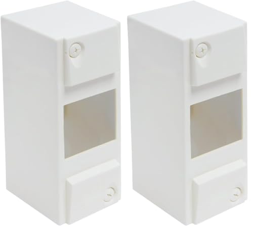 Coffret électrique - Tableau électrique étanche - Coffret tableau - Module électrique - coffret modulaire vide 1 rangée - 4 modules - Dimensions 86 mm x...