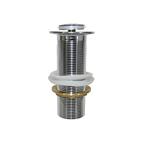 Basin Plug Waste Pop Up Chrome Click Clack Bowl Sink Non Overflow Drain Extra Long DOTTY DEALS Cover
