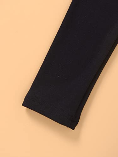 OYOANGLE Boy's 2 Pack Long Sleeve Mock Neck Solid Bacic Tops T-Shirts Shirts3