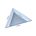 BCQLI 20pcs White Triangle Bead Sorting Trays, Magical Tray for Rhinestones for Flipping Flatback Rhinestones
