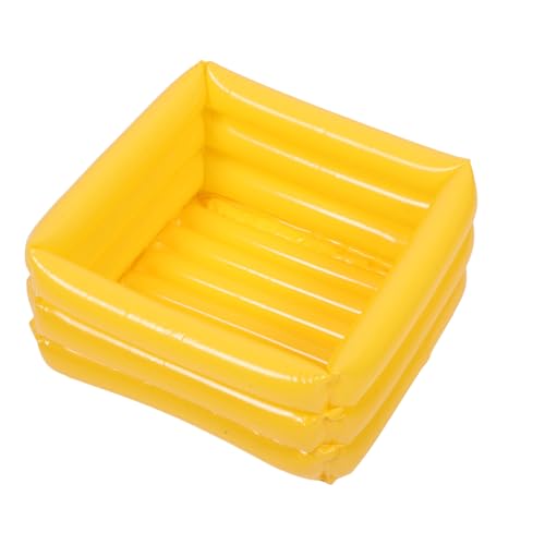 Bañera Inflable Portátil para Pies Color Amarillo miniatura 1
