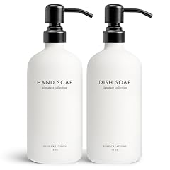 White Bottle / Matte Black Pump