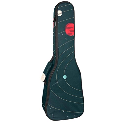 Sac à dos ukulélé concert robuste avec rembourrage 10mm et rangement