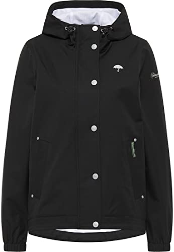 Schmuddelwedda Damen Regenjacke, Schwarz, XXL