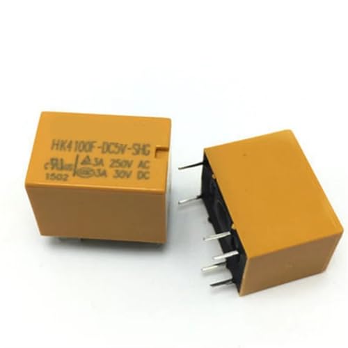 Relé de potencia de 8 pines HK19F-DC9V-SHG solucione fallos de conmutación en circuitos impresos