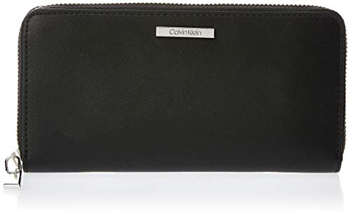 Preisvergleich Produktbild Calvin Klein Damen Extended Lrg Ziparound Geldbörse, Schwarz (Black), 1x1x1 cm