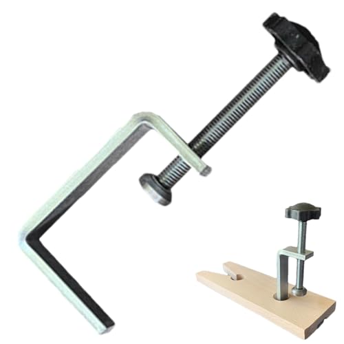 Ozozuize ミニCクランプ、小型Cクランプ | 調整可能な G クランプ フラット クランプ, プロジェクトや木工用の多機能ステンレス鋼 C クランプ