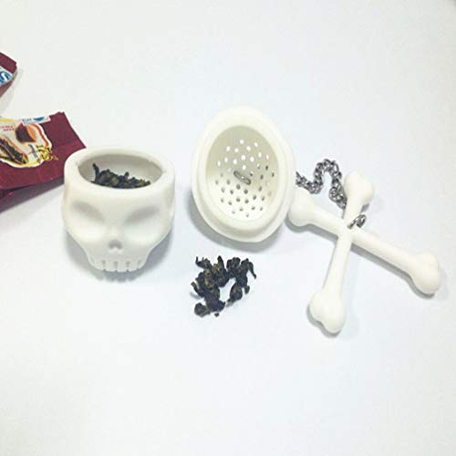 IMIKEYA Filtro para infusor de folhas de chá soltas de silicone para difusor de especiarias de cavei