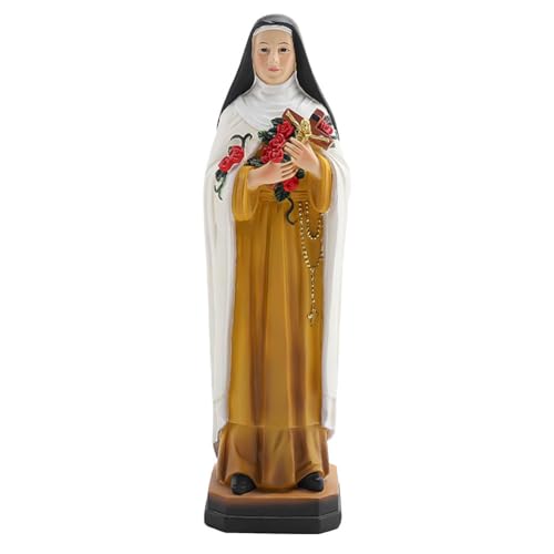 Estatua Católica de Santa Monja en Resina con Velo Negro miniatura 1