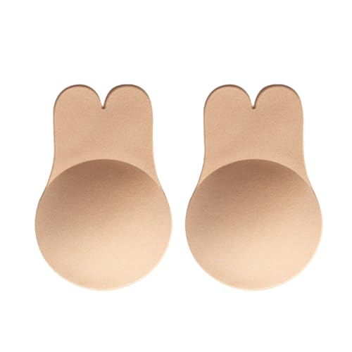 KQOZG Sujetador sin Tirantes Invisible, Reutilizable de Silicona Invisible Agradable a la Piel y Autoadhesivo, Adecuado para Bodas, Vestidos de Noche, Vestidos sin Espalda (para Copas A)