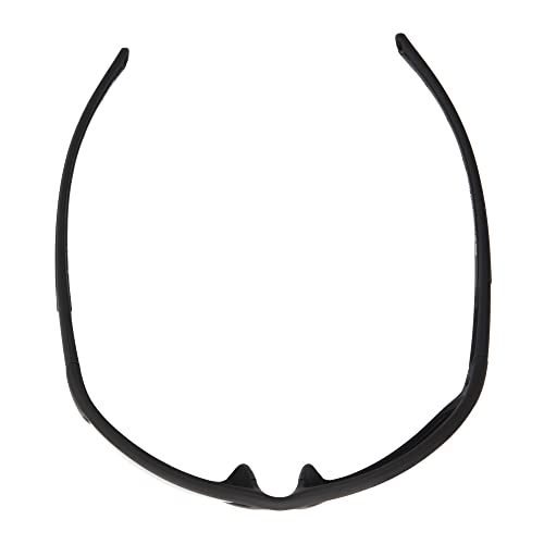 Panama Jack Men's Polarized Floating Silver Flash Wrap Sunglasses, Black, 634