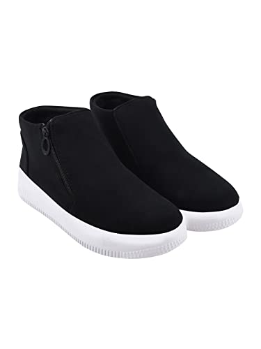 Shoetopia girls BT-630 Black Ankle Boot - 8 UK (Girls-BT-630-Black)